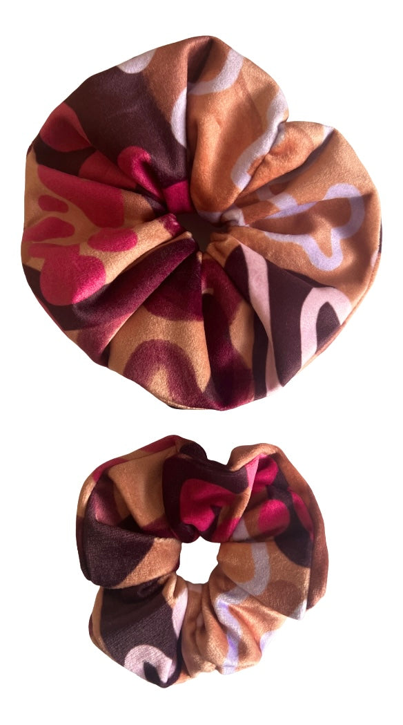 Sunset Velvet Scrunchie